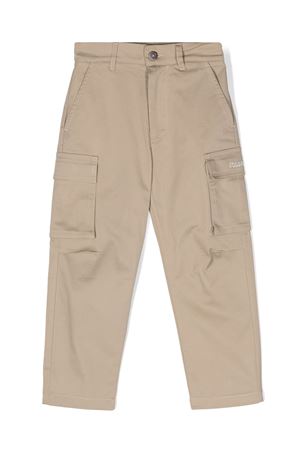beige cotton trousers GOLDEN GOOSE KIDS | GKP01761P00153815567